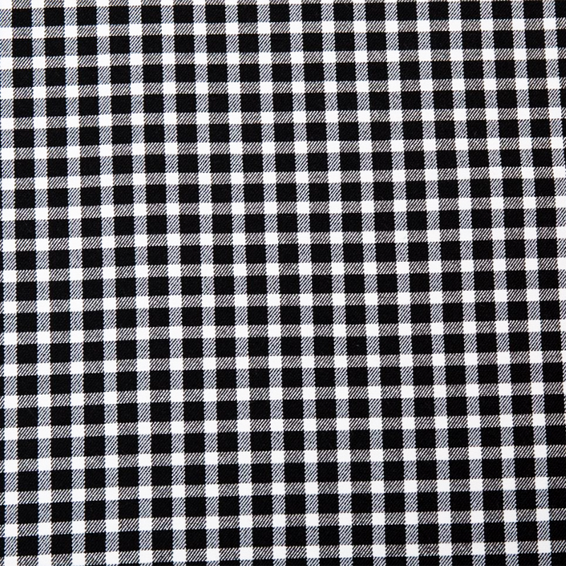 원사 염색 체크 Bengaline Fabric